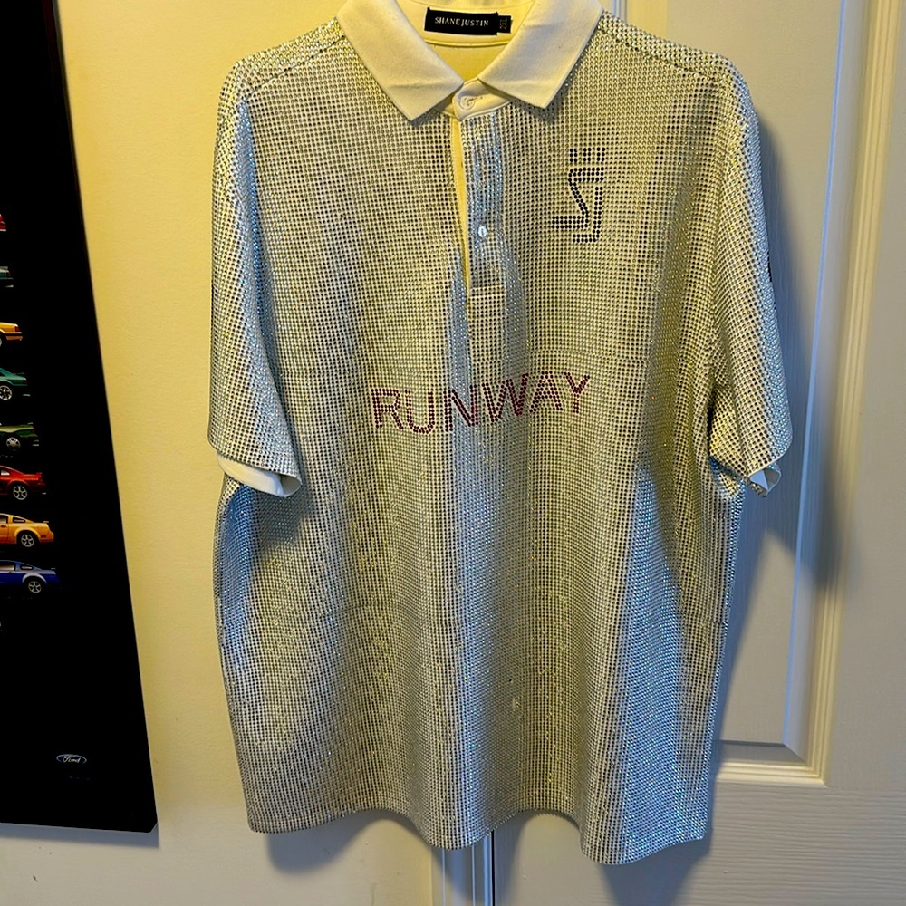Shane Justin Iced Out Runway Polo 2XL